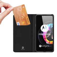 slomart dux ducis skin pro bookcase tipski ovitek za motorola moto edge 20 lite črn