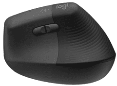 Logitech Lift Vertical Ergonimic miška, grafitna (910-006473)