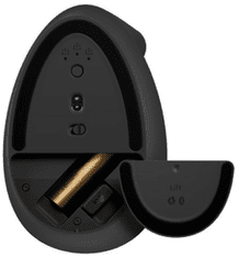 Logitech Lift Vertical Ergonimic miška, grafitna (910-006473)