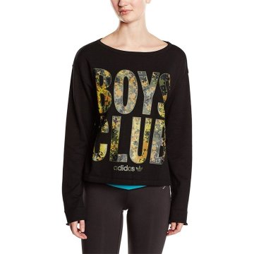 Adidas Športni puloverji črna Knit Sweat