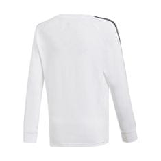 Adidas Športni pulover bela 159 - 164 cm/L 3STRIPES LS
