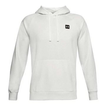 Under Armour Športni puloverji bela 193 - 197 cm/XXL Rival Fleece Hoodie