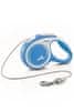 Flex Povodec I Comfort XS kabel 3m/8kg modri NOVO