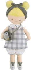 DeCuevas 20047 lutka PIPO, plišasta, 36 cm, z zibelko