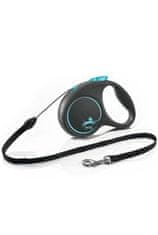 Flexi Povodec Black Design S 5m/12kg modri