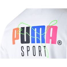Puma Športni pulover bela 176 - 181 cm/M Sport Crew Sweat