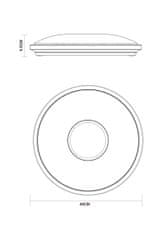 Globo LED svetilka CONNOR 24W CCT