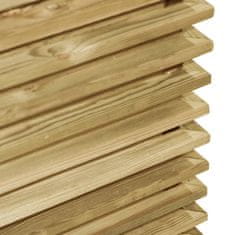 Vidaxl Visoka greda 50x50x80 cm impregnirana borovina