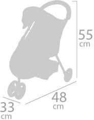 DeCuevas 90247 športni voziček za lutke PIPO 2022, trikolesni, 55 cm