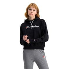 Champion Športni pulover črna 163 - 167 cm/S Hooded Sweatshirt Nbk