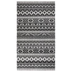 Vidaxl Zunanja preproga ravno tkana 115x170 cm temno siva