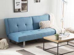 Beliani Modri raztegljivi kavč 190 cm DUBLIN