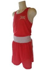 SUD Boksarske hlače in boksarska majica - rdeč komplet M