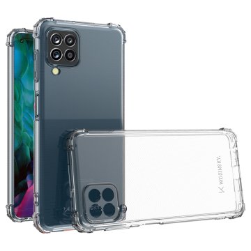 slomart wozinsky anti shock vzdržljiv ovitek z military grade protection za samsung galaxy a22 4g prozoren