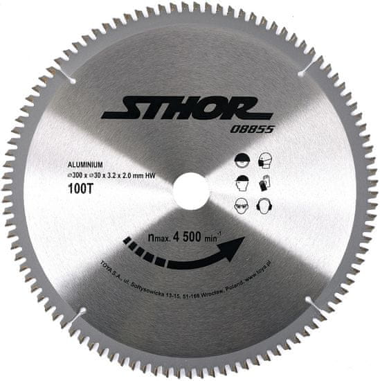 Sthor  Aluminijasti disk 300 x 30 mm 100z
