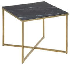 Design Scandinavia Zložljiva miza Alisma, 50 cm, črna