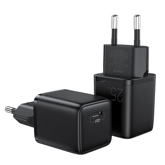 Joyroom Mini Fast Charger polnilnik USB-C 25W 3A, črna