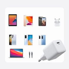 Joyroom Mini Fast Charger polnilnik USB-C 25W 3A, bela