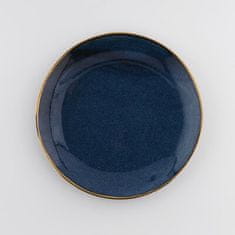 DUKA Krožnik za zajtrk SIREN 21 cm mornarsko modra kamnita posoda