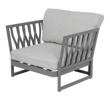 Miloo Home Vrtni stol Sue Grey 101X91X71 cm