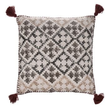 Miloo Home Rjavi vzglavnik Fiore 50X50Cm