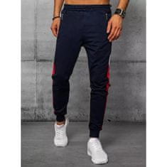 Dstreet Moške nepotiskane športne hlače temno modre barve ux3200 L