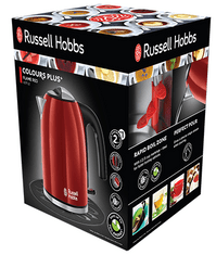 Russell Hobbs Colours Plus grelnik vode, rdeč