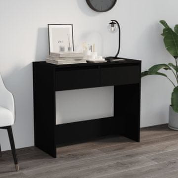 Vidaxl vidaXL Konzolna mizica črna 89x41x76,5 cm