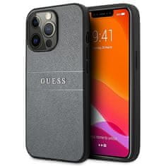 Guess GUHCP13LPSASBGR iPhone 13 Pro / 13 6,1" siv s pasom iz saffiana