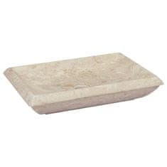 shumee Umivalnik krem 50x35x10 cm marmor