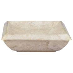 shumee Umivalnik krem 50x35x10 cm marmor