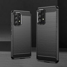 MG Carbon Case Flexible silikonski ovitek za Samsung Galaxy A53 5G, črna