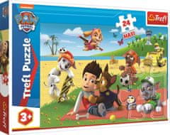 Trefl Puzzle Paw patrol: Zabava na plaži MAXI 24 kosov