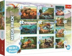 Trefl Puzzle Dinozavri MEGA PAKET 10 v 1