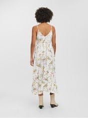 Vero Moda Ženska obleka VM EASY Regular Fit 10263291 White Mille (Velikost M)