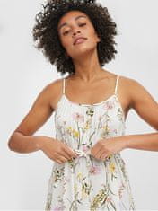 Vero Moda Ženska obleka VM EASY Regular Fit 10263291 White Mille (Velikost M)