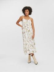 Vero Moda Ženska obleka VM EASY Regular Fit 10263291 White Mille (Velikost M)