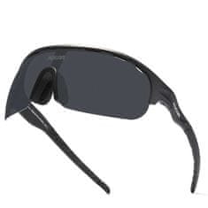 KDEAM Lansing 01 kolesarska očala, Black / Black