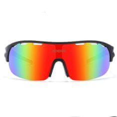 KDEAM Lansing 04 kolesarska očala, Black / Multicolor