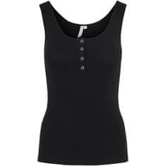 Pieces Ženska majica PCKITTE Slim Fit 17101438 Black (Velikost XL)