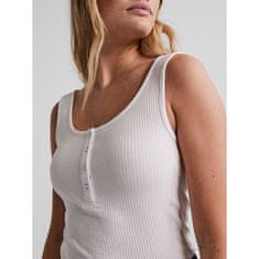 Pieces Ženska majica PCKITTE Slim Fit 17101438 Bright White (Velikost XL)