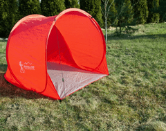 Royokamp Samopostavljiv šotor za plažo 145 x 100 x 100 cm, rdeča T-957-CR