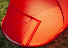 Royokamp Samopostavljiv šotor za plažo 145 x 100 x 100 cm, rdeča T-957-CR