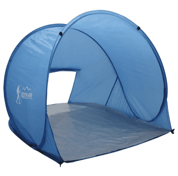 Royokamp Samopostavljiv šotor za plažo 145 x 100 x 100 cm, modra T-957-MO