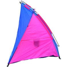 Royokamp Samopostavljiv šotor za plažo 200 x 120 x 120 cm, roza-modra T-958-RM
