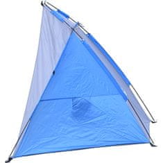 Royokamp Samopostavljiv šotor za plažo 200 x 120 x 120 cm, roza-modra/sivo-modra T-958-SM