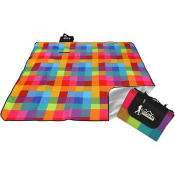 Royokamp Deka za piknik 200 x 180 cm z ALU prevleko, rainbow T-961