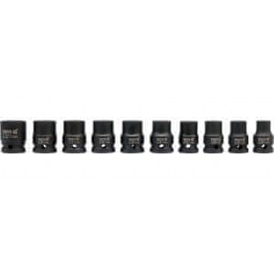 YATO Komplet udarnih ključev 1/2" 10 kosov 10-22 mm CrMo