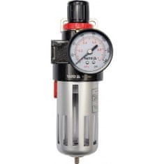 YATO Regulator zračnega tlaka 1/2", max. 0,93MPa, s filtrom (90ccm)