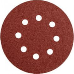 YATO Brusni papir 125 mm P60 z luknjami 5 kosov Velcro